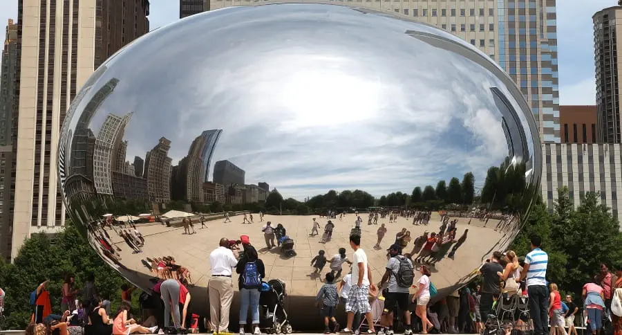 Cloud Gate au Millennium Park de Chicago