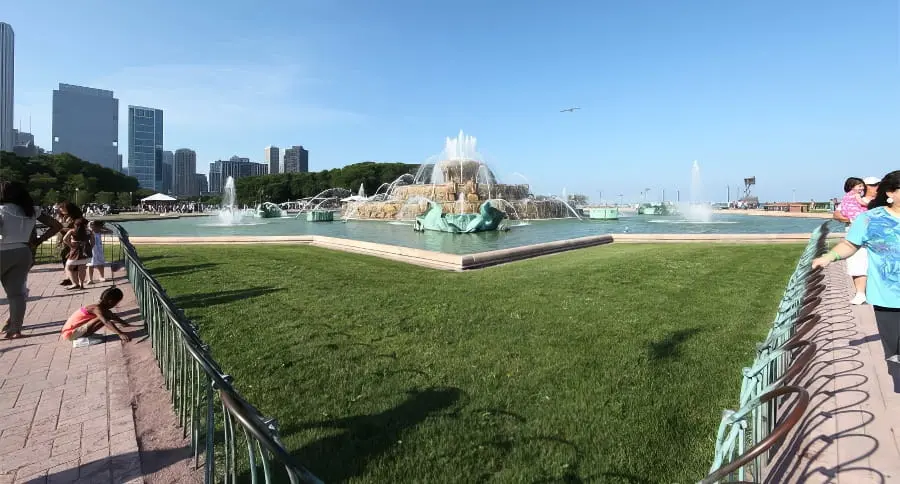 La fontaine Buckingham à Grant Park