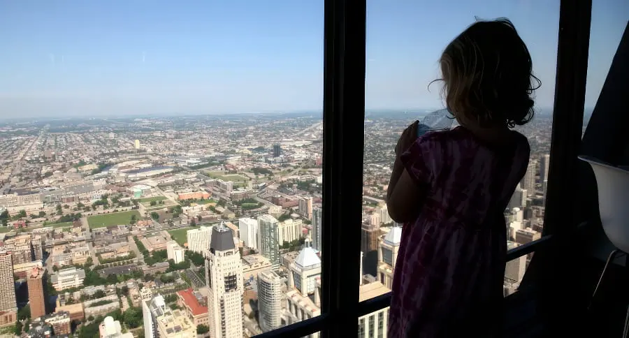 Vue de Chicago depuis l'observatoire