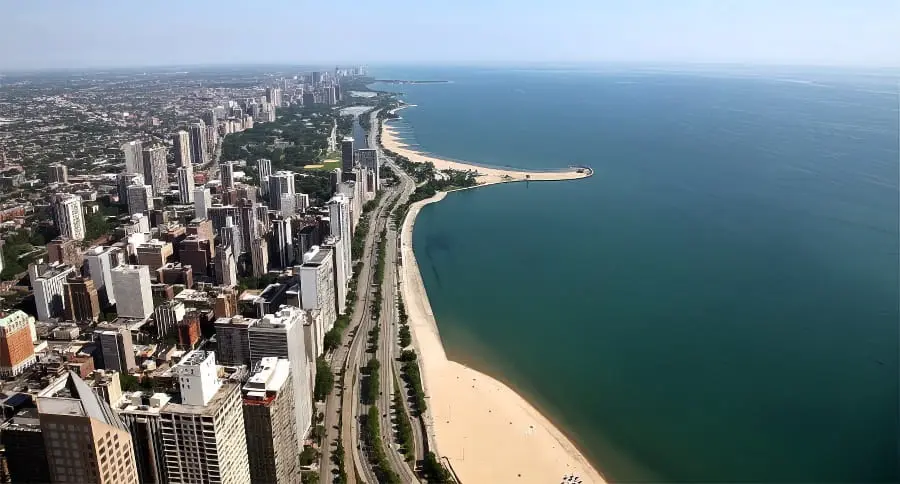 Lake Michigan à Chicago