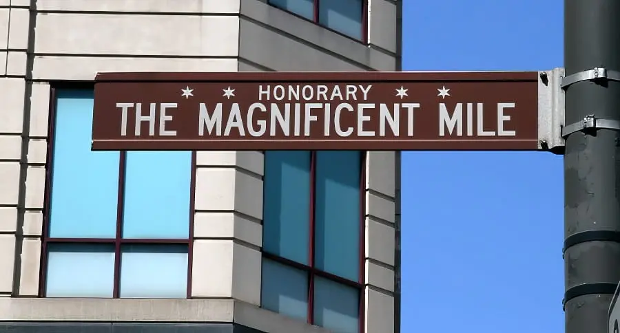 Le Magnificent Mile à Chicago