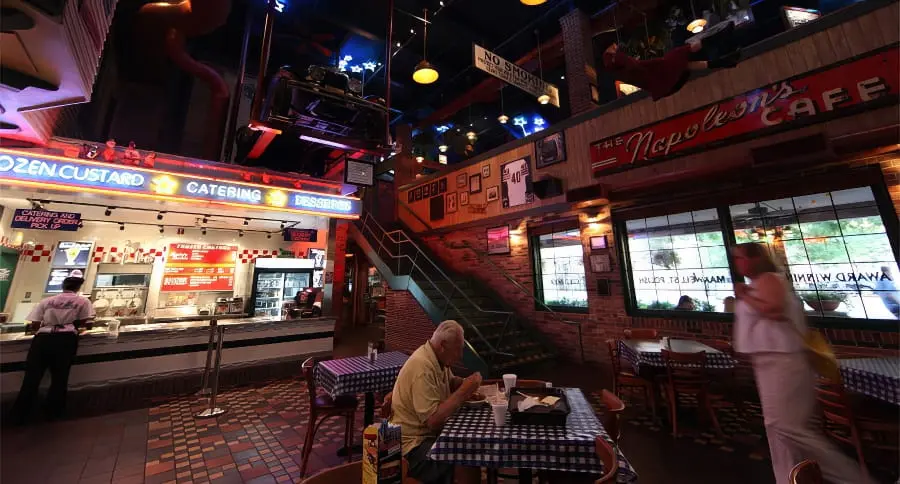 Portillo's hot dog à Chicago