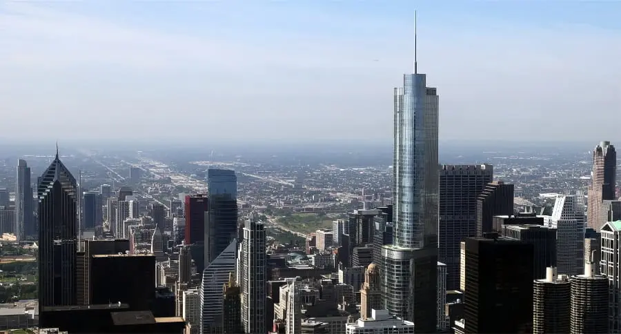 La Trump Tower et la Skyline de Chciago